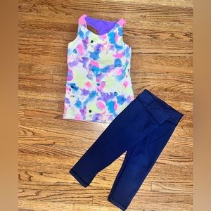 Ivivva tank and capri leggings